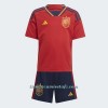 Conjunto (Camiseta+Pantalón Corto) España Primera Equipación Mundial 2022 - Niño